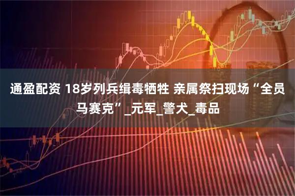 通盈配资 18岁列兵缉毒牺牲 亲属祭扫现场“全员马赛克”_元军_警犬_毒品